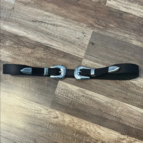 Justin Boots | Accessories | Justin Black Leather Belt With  display picture 1